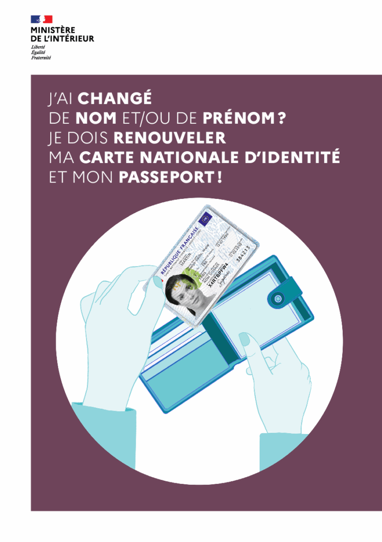 CARTE NATIONALE D’IDENTITÉ PASSEPORT