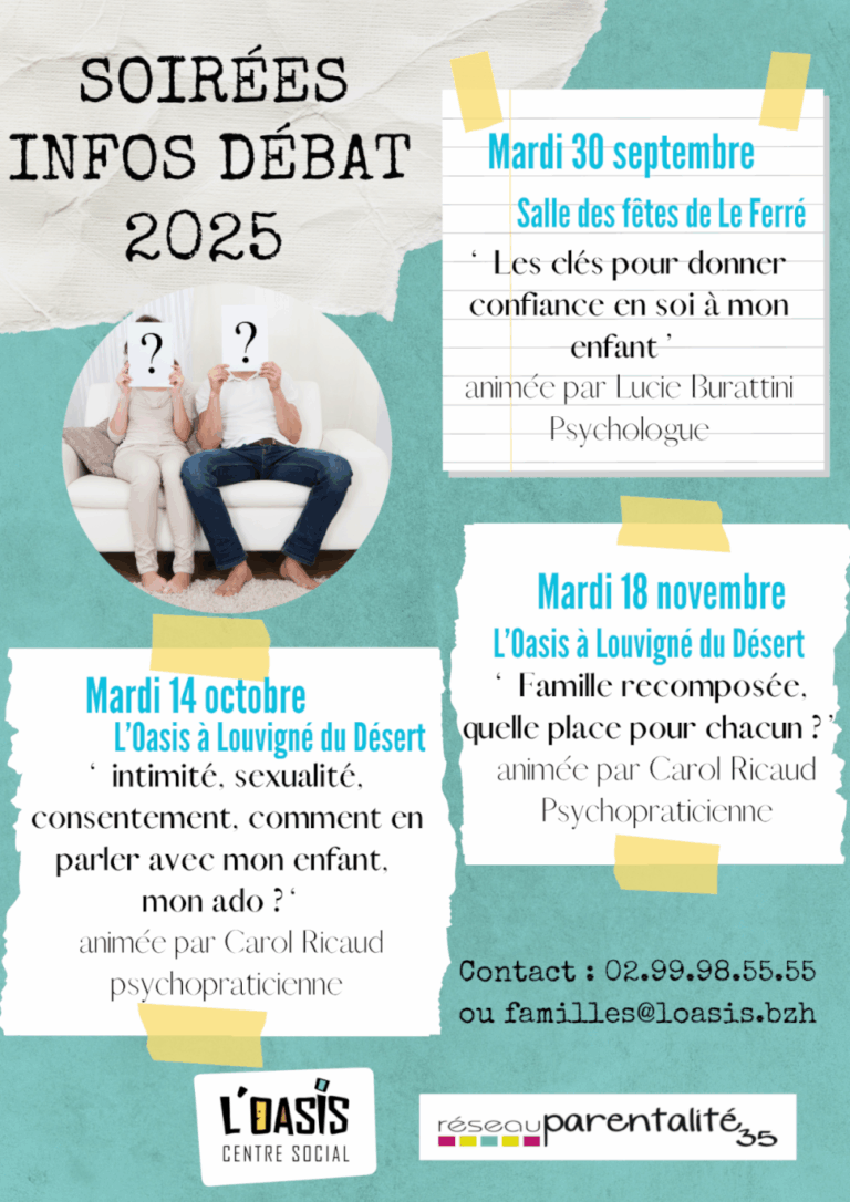 Soirées Infos Débat 2025 avec l’OASIS