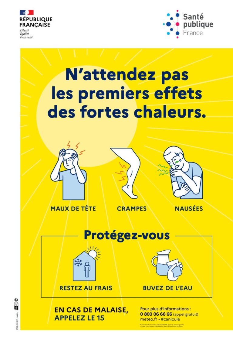N’attendez pas les premiers effets des fortes chaleurs