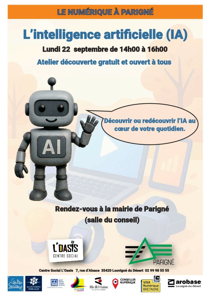 Le numérique à Parigné : L’intelligence artificielle (IA)