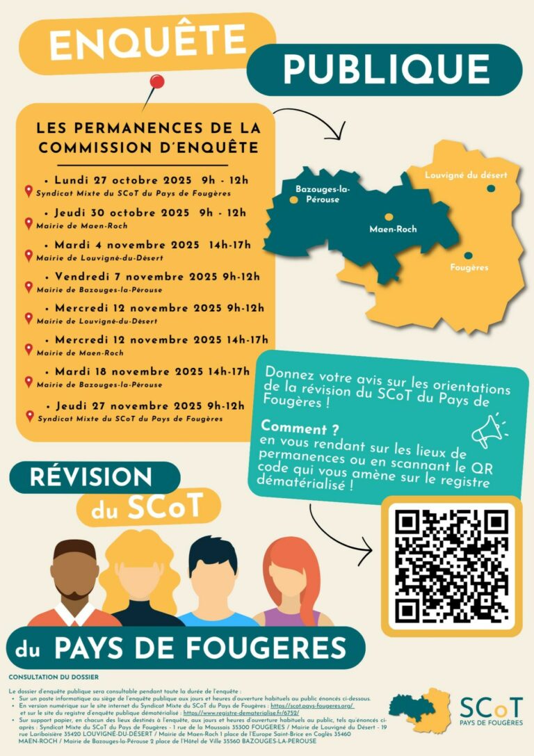 Avis d’enquête publique – Scot