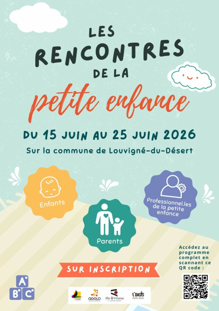 affiche les rencontres de la petite enfance